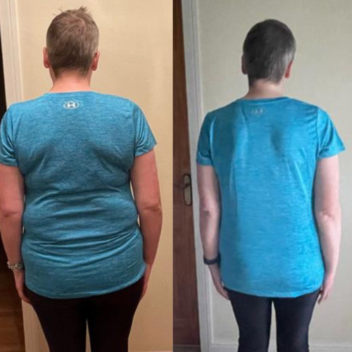 before & after photo